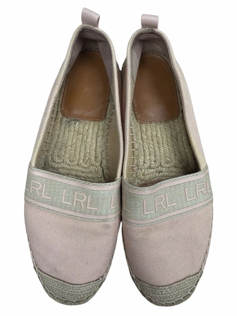 Lauren Ralph Lauren Caylee Pale Pink Espadrille Flats